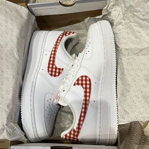 Women's Air Force 1 07 Gingham Plaid